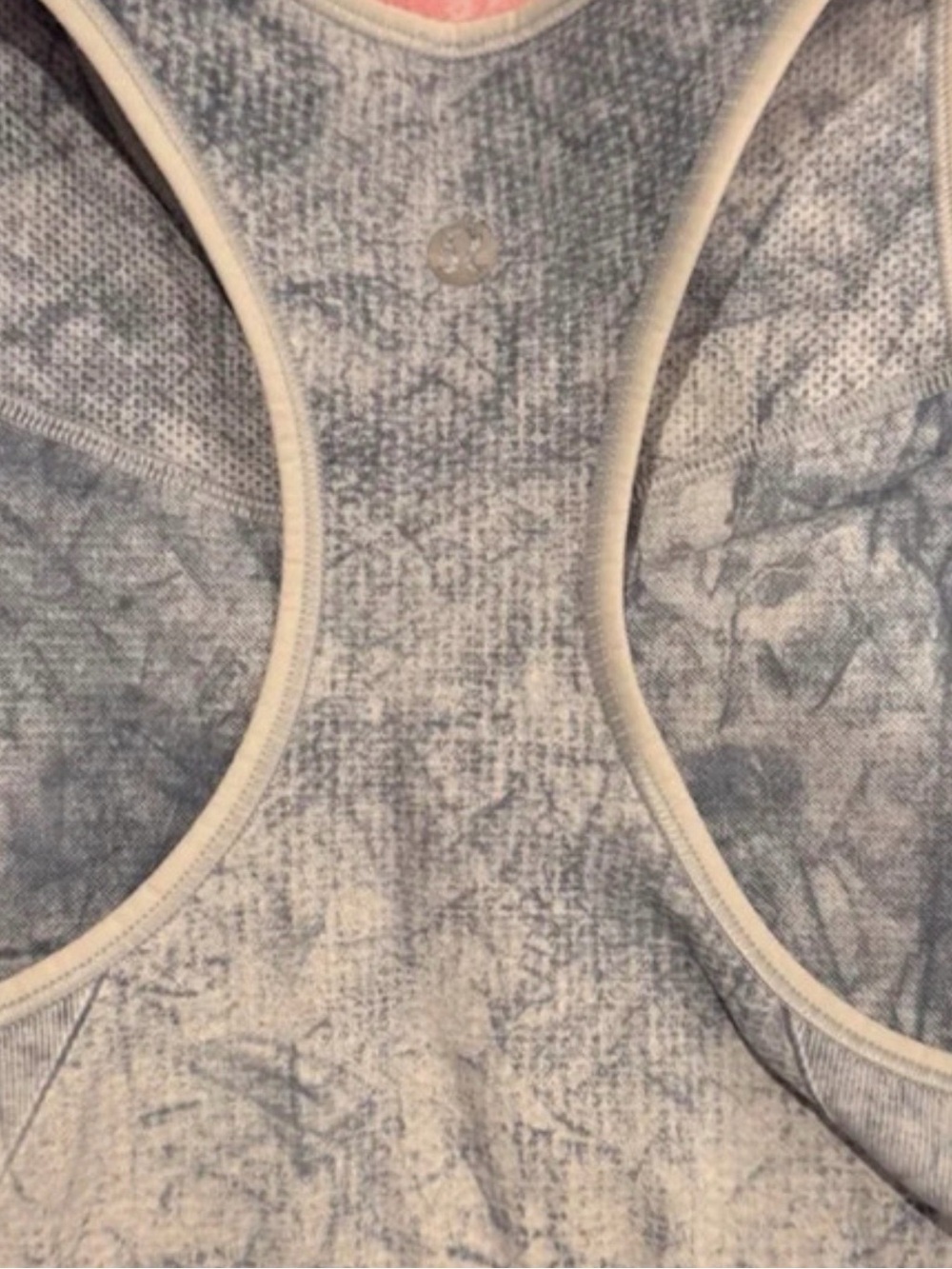 lululemon athletica Heather Gray Racerback Sports Bra Top